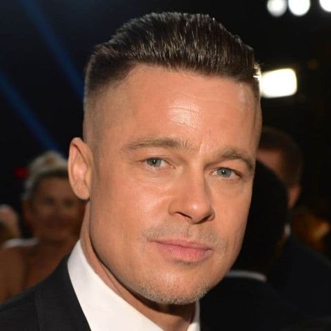 Brad Pitt fade haircut for men 2021-2022