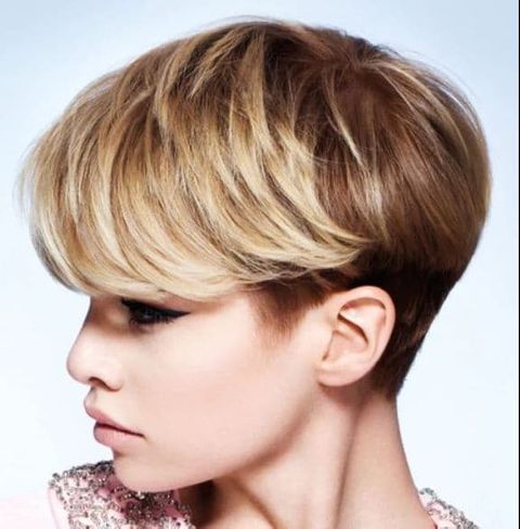 Pixie brown balayage 2021-2022