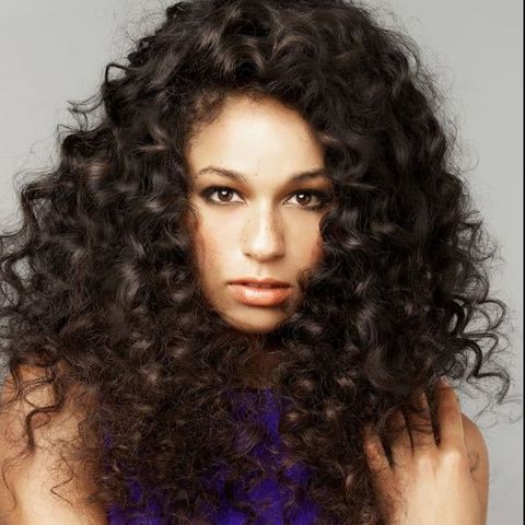 Curly long fine hair for women in 2021-2022