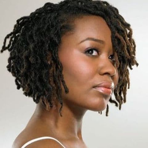 Short bob with dreadlock for women in 2021-2022