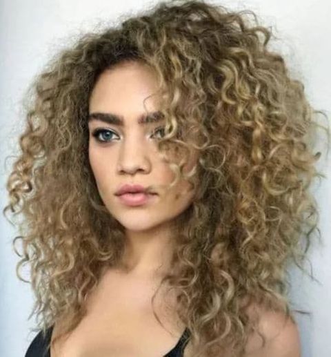 Curly thin hair long hairstyles for women in 2021-2022