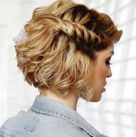 Waterfall braids brown hair for women in 2021-2022