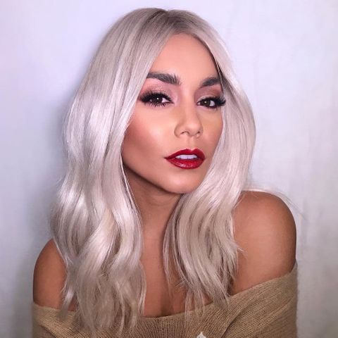 Platinum blonde long hairstyles in 2021-2022