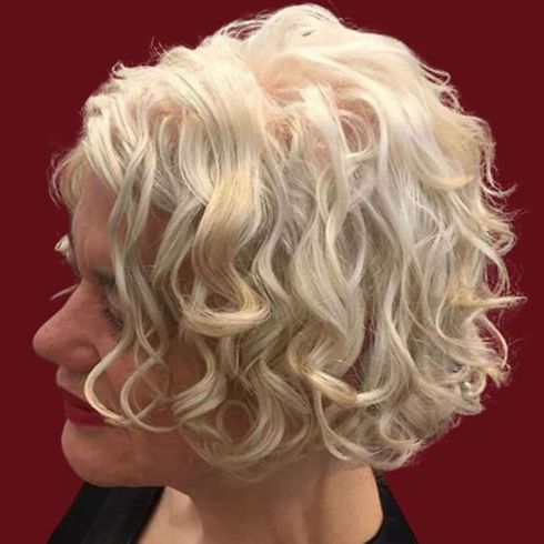 Curly bob hairstyles for women over 60 in 2022