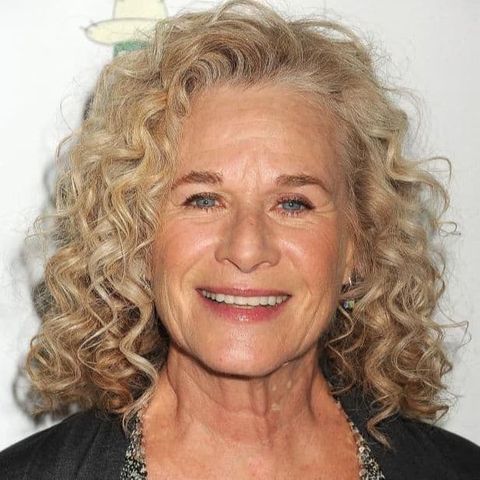 Natural curly hairstyle for women over 60 in 2021-2022