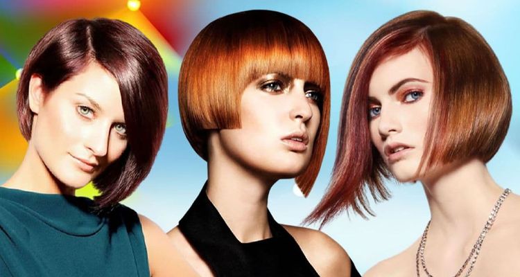 Asymmetrical short bob haircuts for modern women in 2021-2022