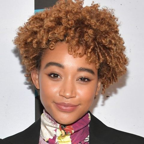 Brown curly natural short hair 2021-2022