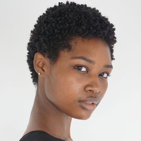 Super pixie natural black hair 2021-2022