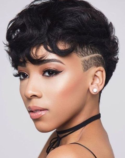 Undercut short haircut for black ladies 2021-2022