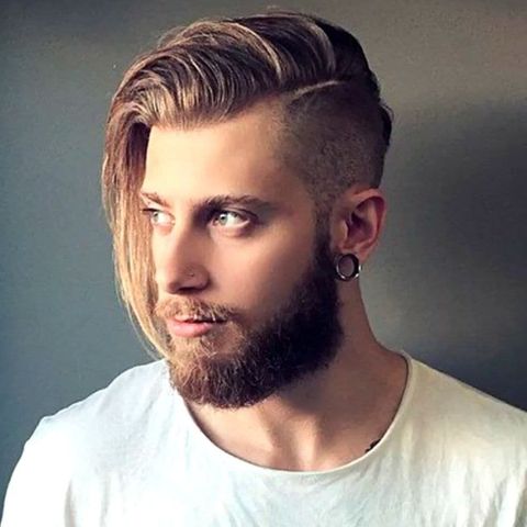 Fade undercut haircut for long hair in 2021-2022