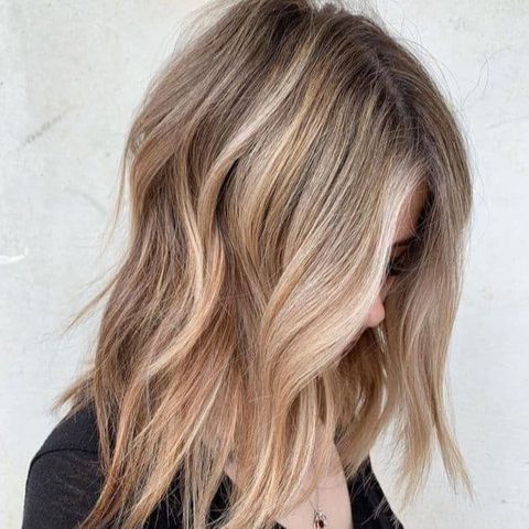 Bronde hair with highlights in 2021-2022