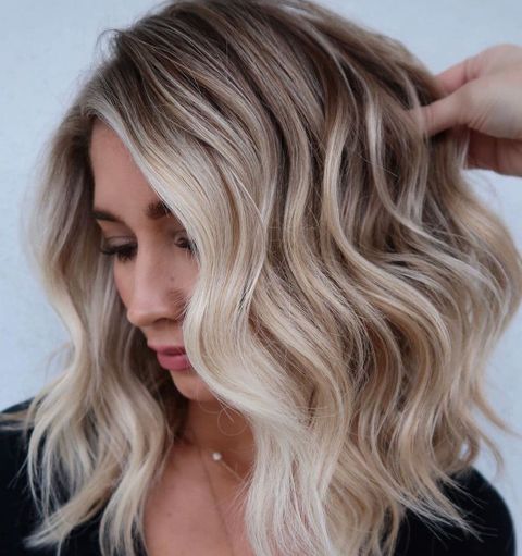 Bronde hair with lowlights in 2021-2022