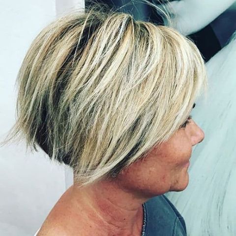 Balayage short hair for women over 60 in 2021-2022