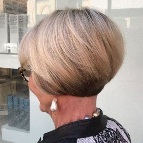 Fine hair short haircut for women over 60 in 2021-2022