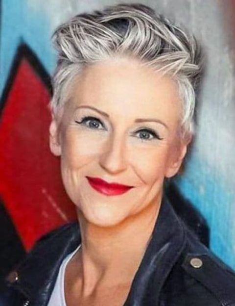 Cool pixie haircut for women over 50 in 2021-2022