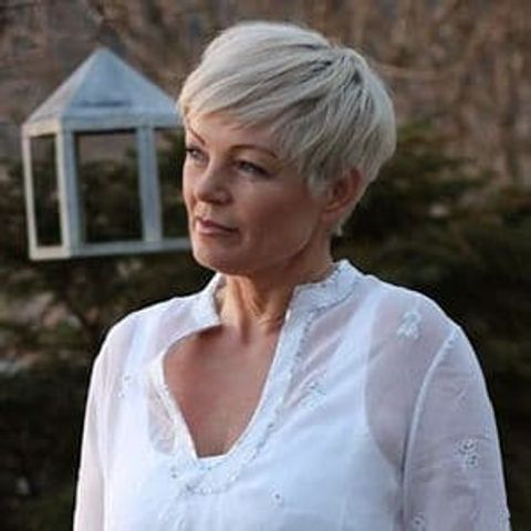 Layered short haircut for women over 60 in 2021-2022