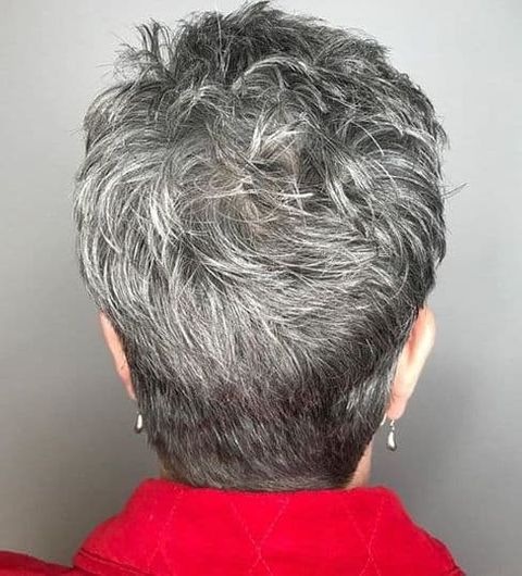 Very short pixie hair for women over 60 in 2021-2022