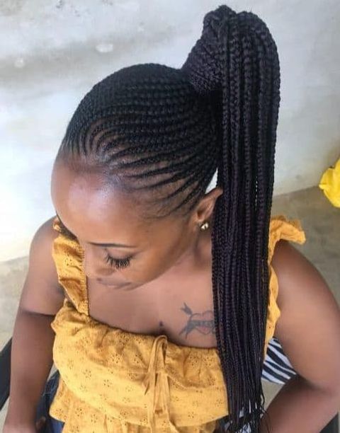 Ponytail hairstyles for black women in spring summer 2021-2022