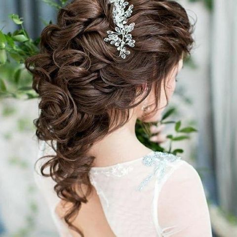 Wedding hair style with accessories in 2021-2022
