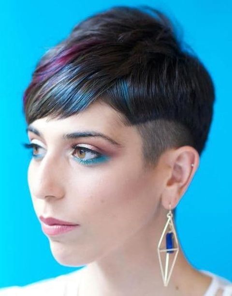 Highlight short undercut