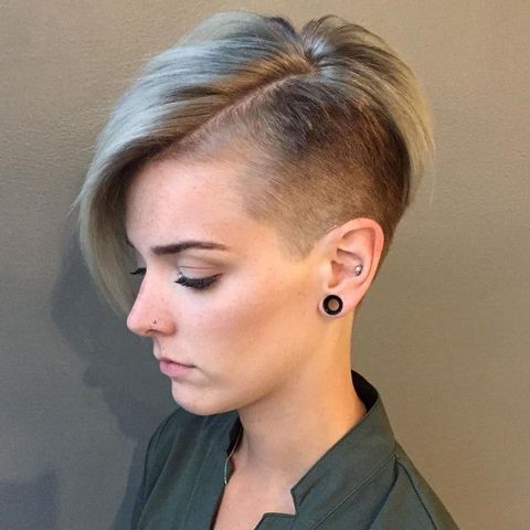 Modern short undercut