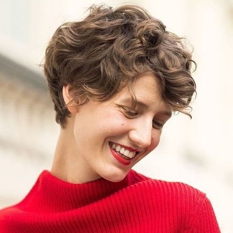 Natural curly short hair in 2021-2022
