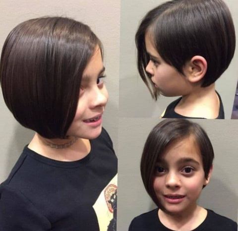 Asymmetrical short haircut for girls in 2021-2022