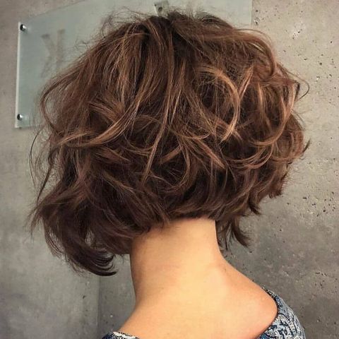 Cool bob haircut curly hair