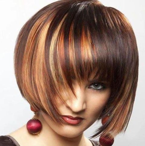 Bob haircut with bangs