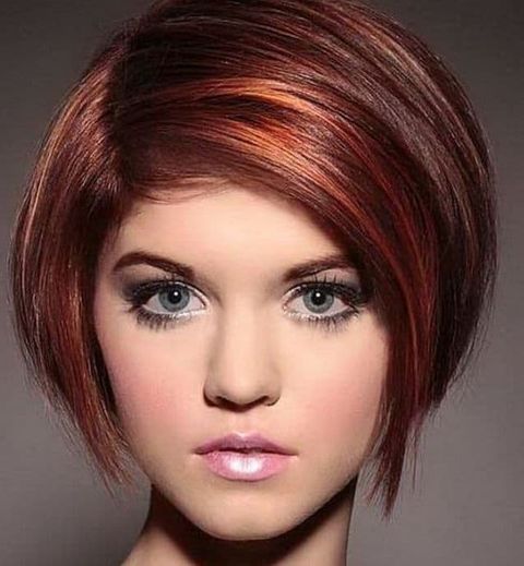 Short bob haircut for thick hair