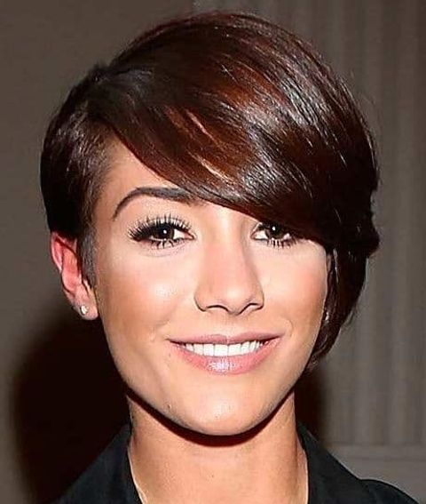 Short pixie cut for long face