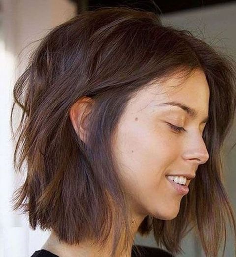 Cute bob hairstyle for thin hair