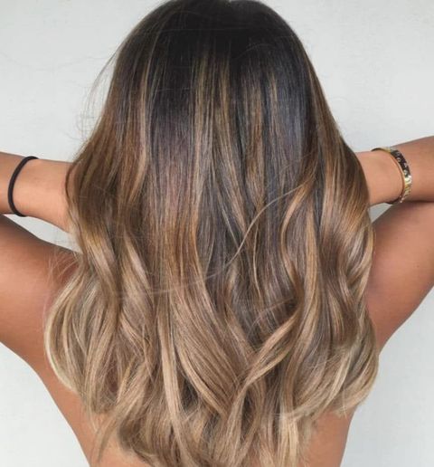 Cool ombre hair for mid-length hair