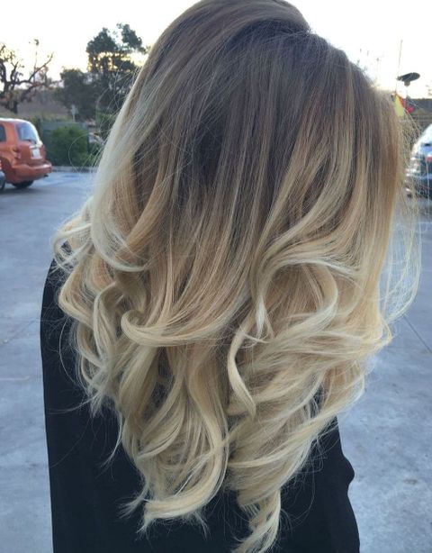 Ombre hair color for fine hair