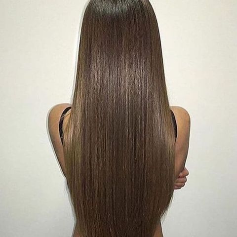 Cool long straight hair