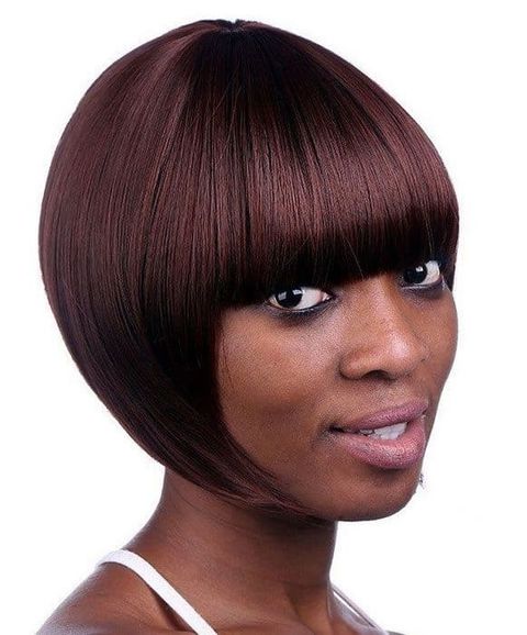 Bob haircut with bangs