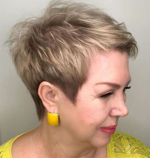 Fine pixie cut over 50