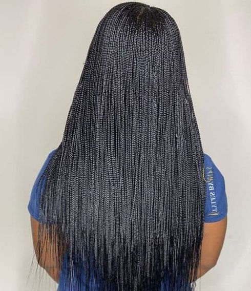 Long micro braids
