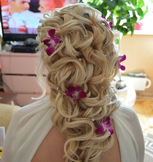 Long Curly Hairstyles for Wedding