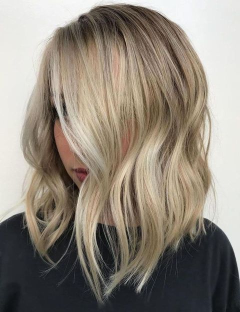 Long Blonde Bob