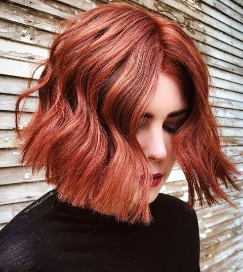 Medium Red Bob