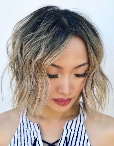 Short Ombre Wavy Bob