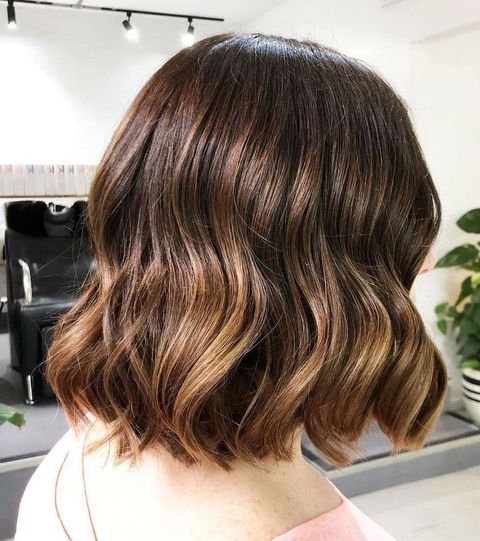 Thick Wavy Bob Haircut