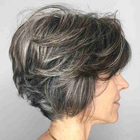 Short haircuts and hairstyles for older women over 50 to 70+ in 2021-2022