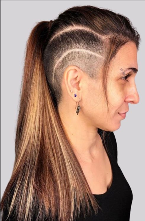 Undercut long hairstyles 2022-2023