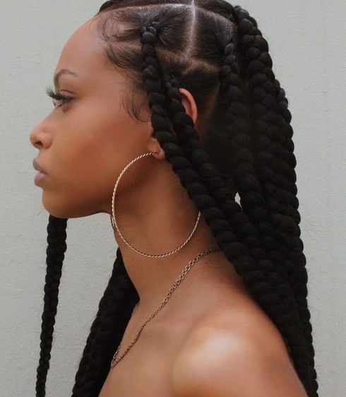 Effortless ghana braids hairstyles