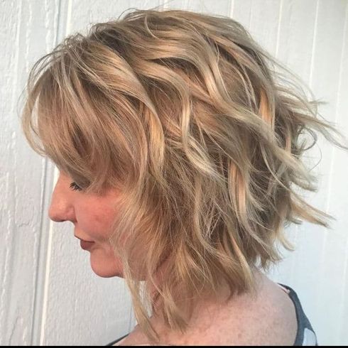 Brown curly bob haircuts for women over 50