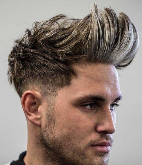 How do you style a growing out faux hawk?