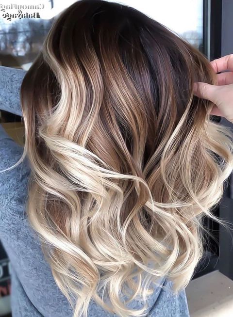 Brown to Blonde Hair Balayage 2020