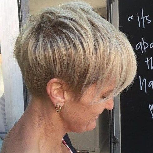 Layered pixie cut for women over 50 in 2022-2023